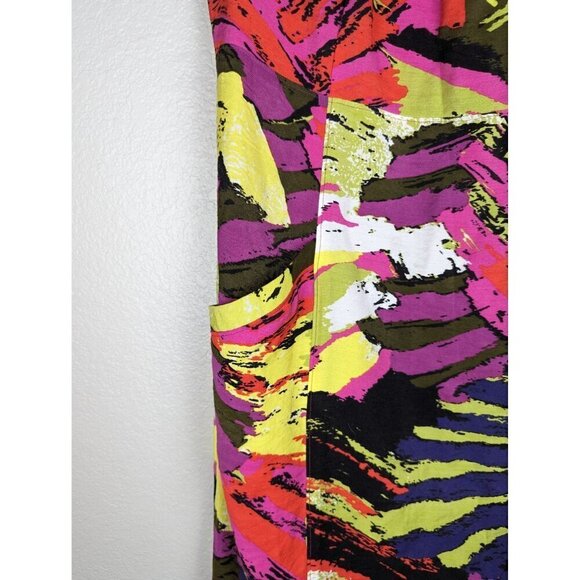 Sharon Young Quirky Artsy Office Career Pockets shift LBD Dress 10 - Picture 2 of 10